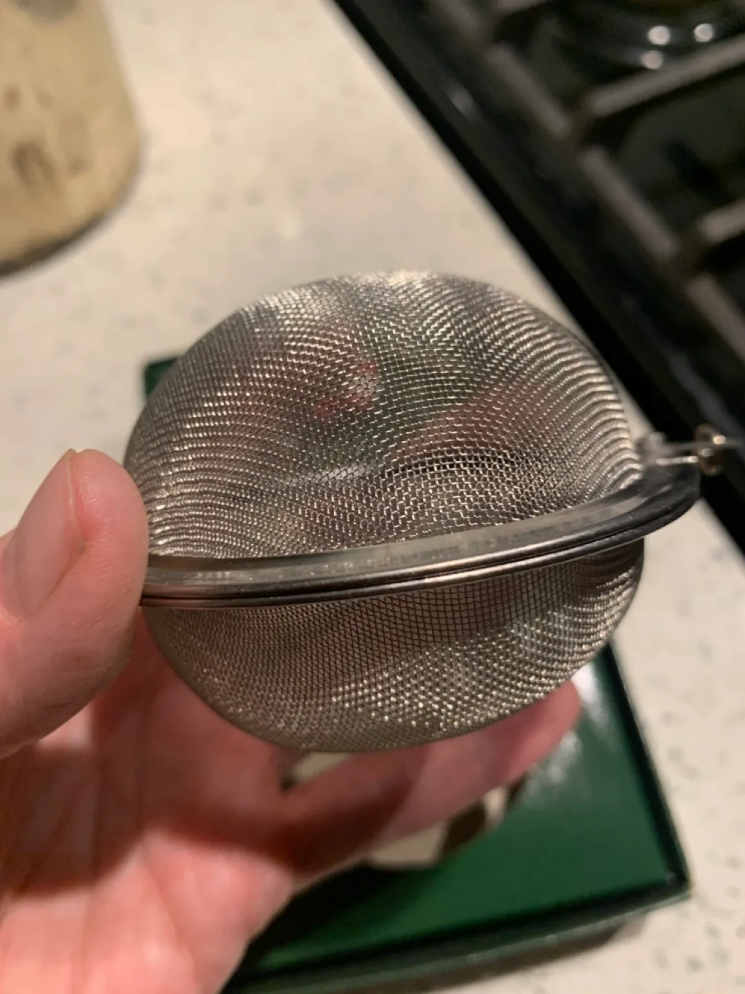 NEW Williams Sonoma Candy Cane Spice ball for mulled wine/cider image indicator(3)