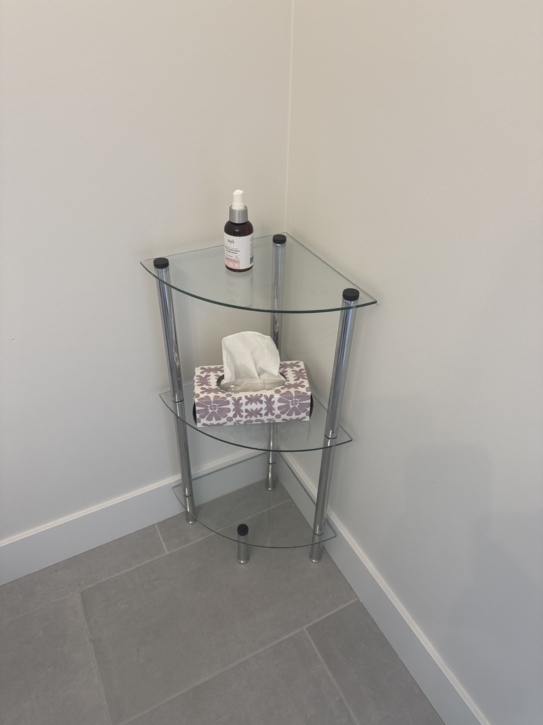 Glass Corner Shelf Unit - photo 4