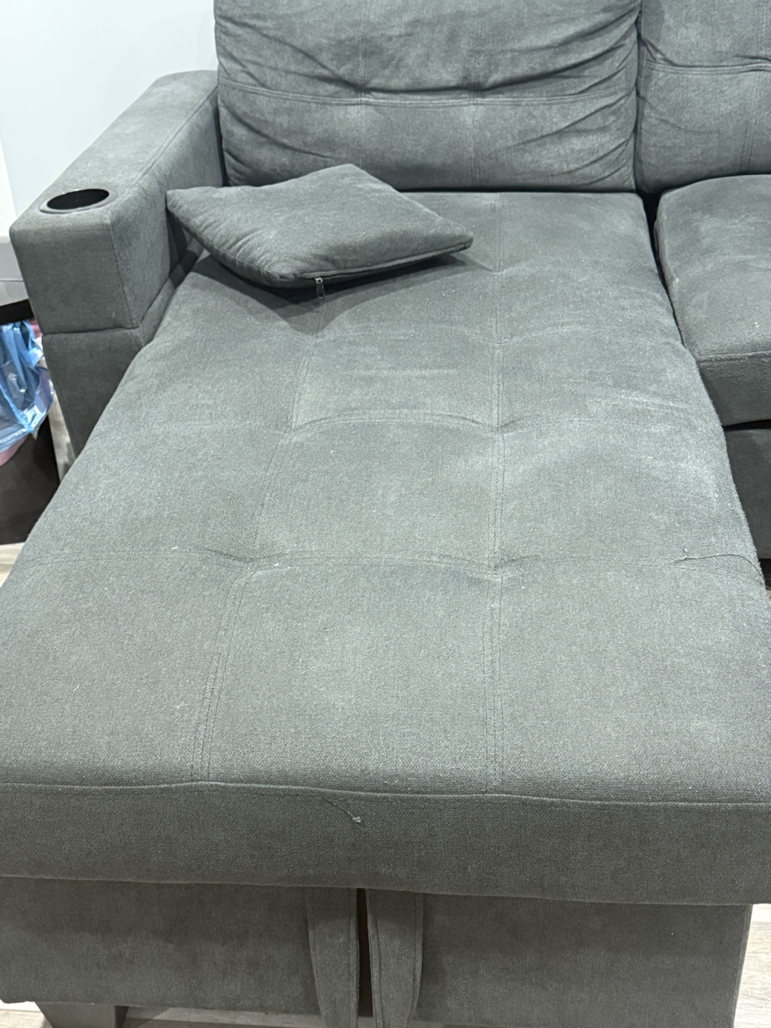 Grey Sectional Sofa - photo 5