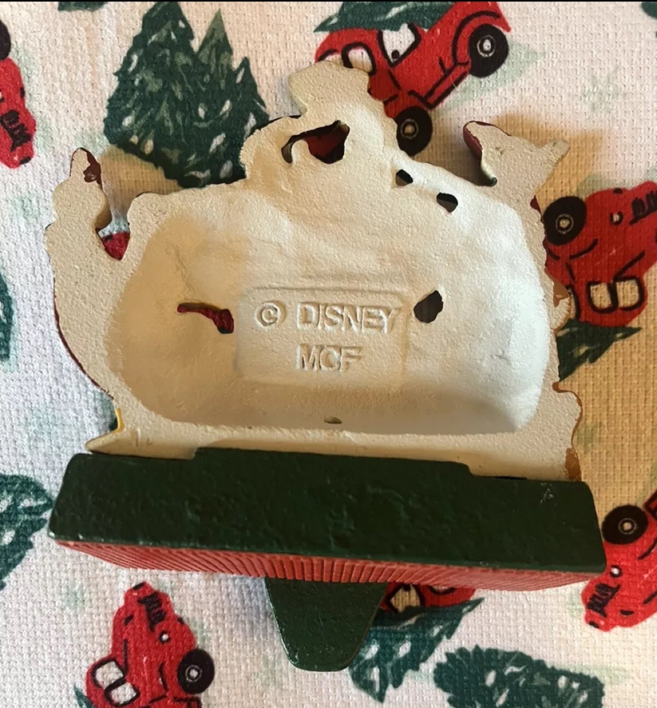 Vintage Disney Cast Iron Stocking Holder - photo 2