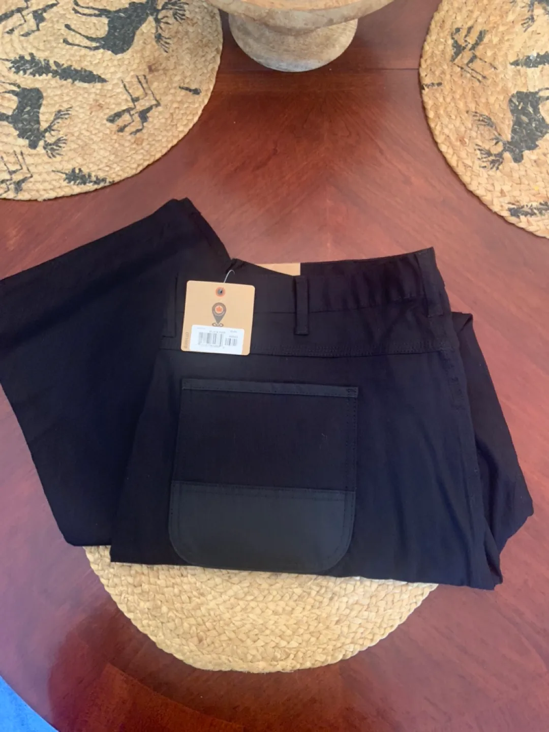 Tough Duck Men's Flex Twill Cargo Pant - Black - Size 42x32 image indicator(4)