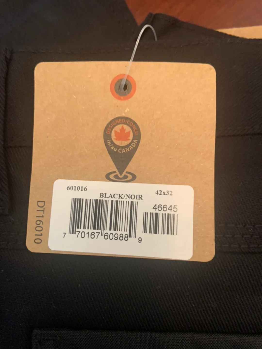 Tough Duck Men's Flex Twill Cargo Pant - Black - Size 42x32 image indicator(5)