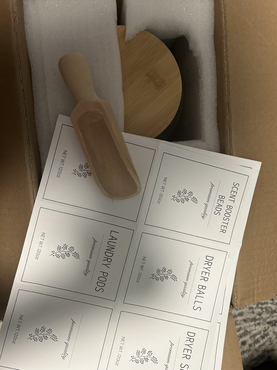 Laundry Pods Container with Scoop & Labels - photo 4