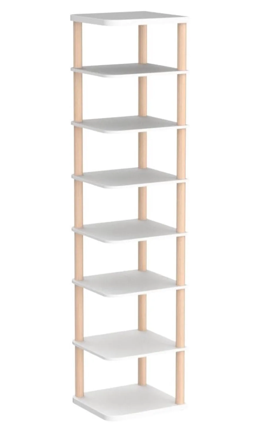 LUCKNOCK 8 Tiers Vertical Shoe Rack - New image indicator(3)