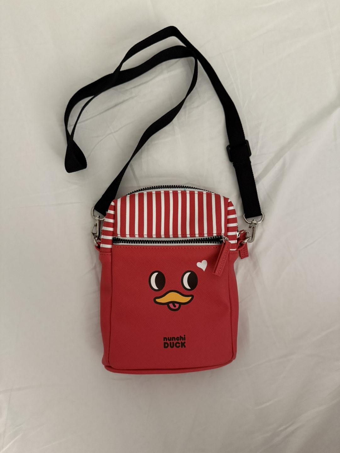Nunchi Duck Red Crossbody Bag