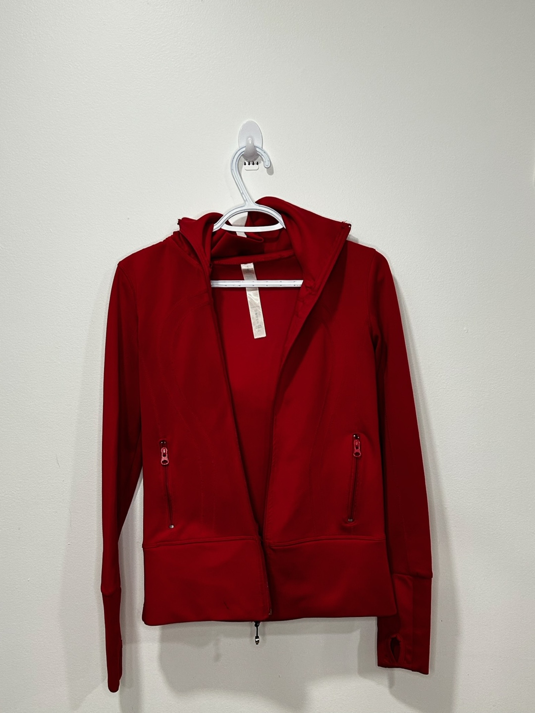 Lululemon Red Scuba Hoodie Size 4 - photo 2