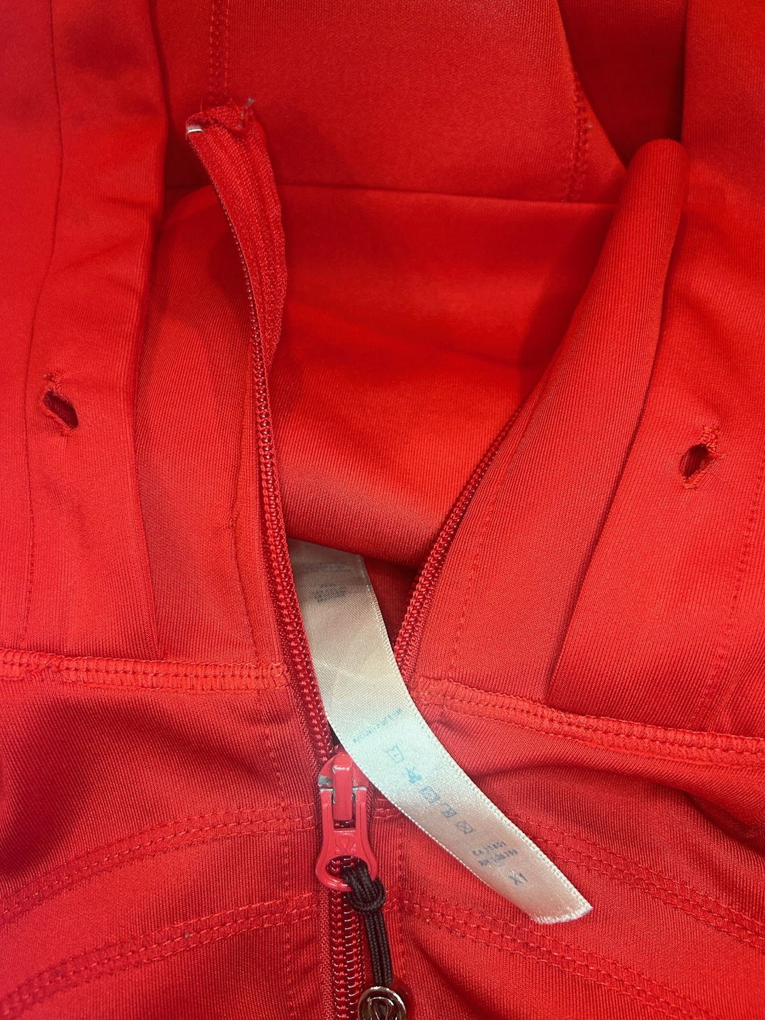 Lululemon Red Scuba Hoodie Size 4 - photo 5
