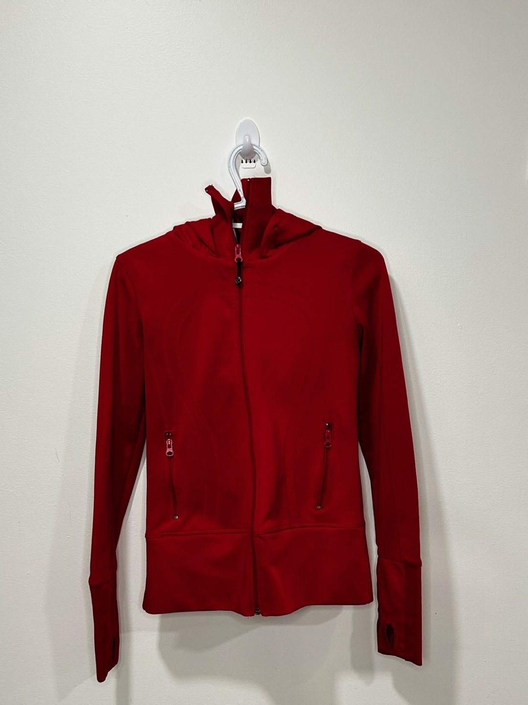 Lululemon Red Scuba Hoodie Size 4