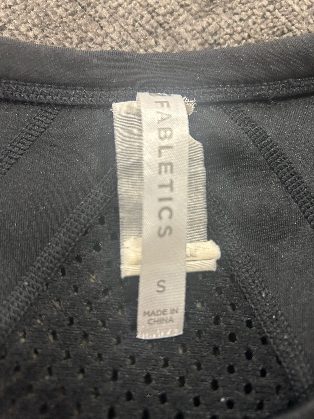 Fabletics Black Long Sleeve Top - photo 3