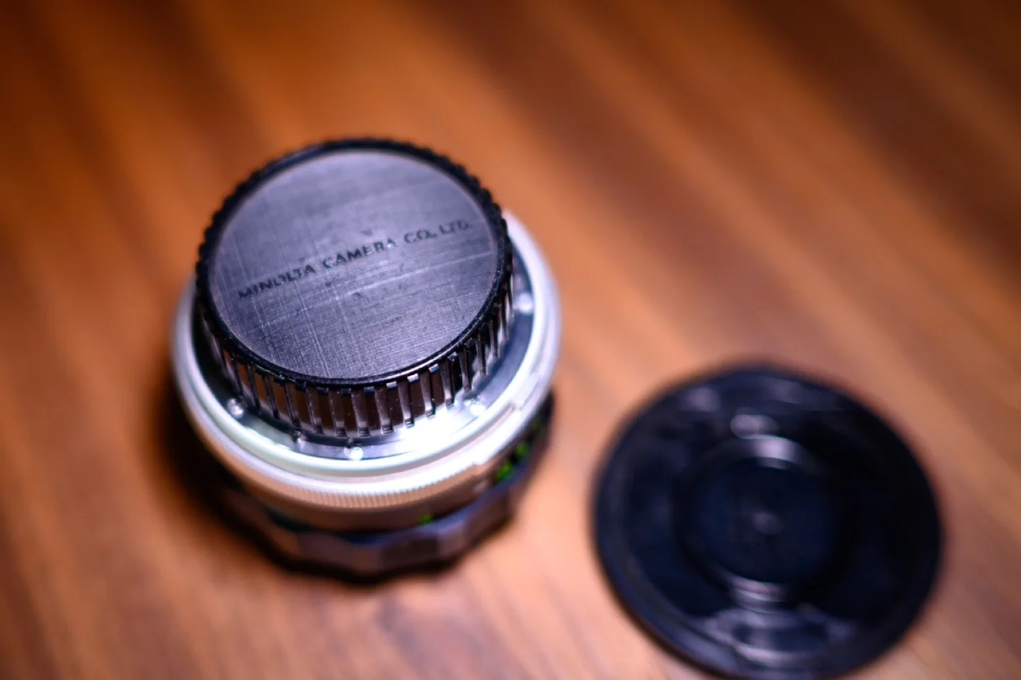 Minolta 58mm 1.4 Rokkor PF manual focus film camera lens image indicator(2)