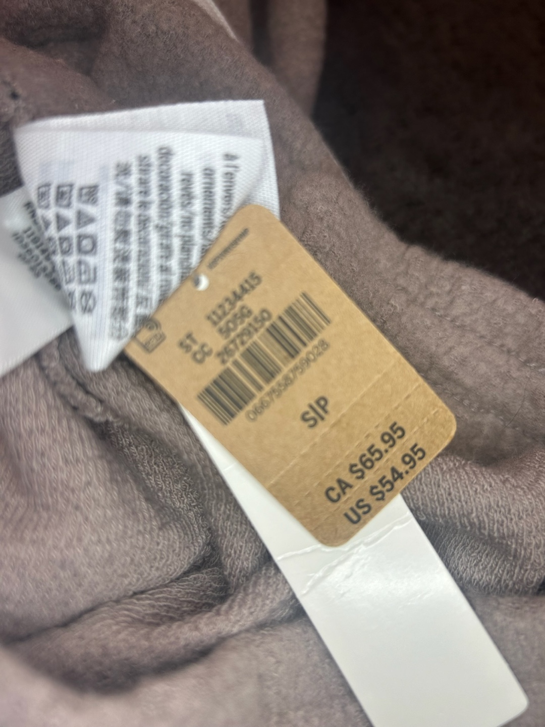 New With Tags Pink Victoria's Secret Brown Sweatpants Size Small - photo 4