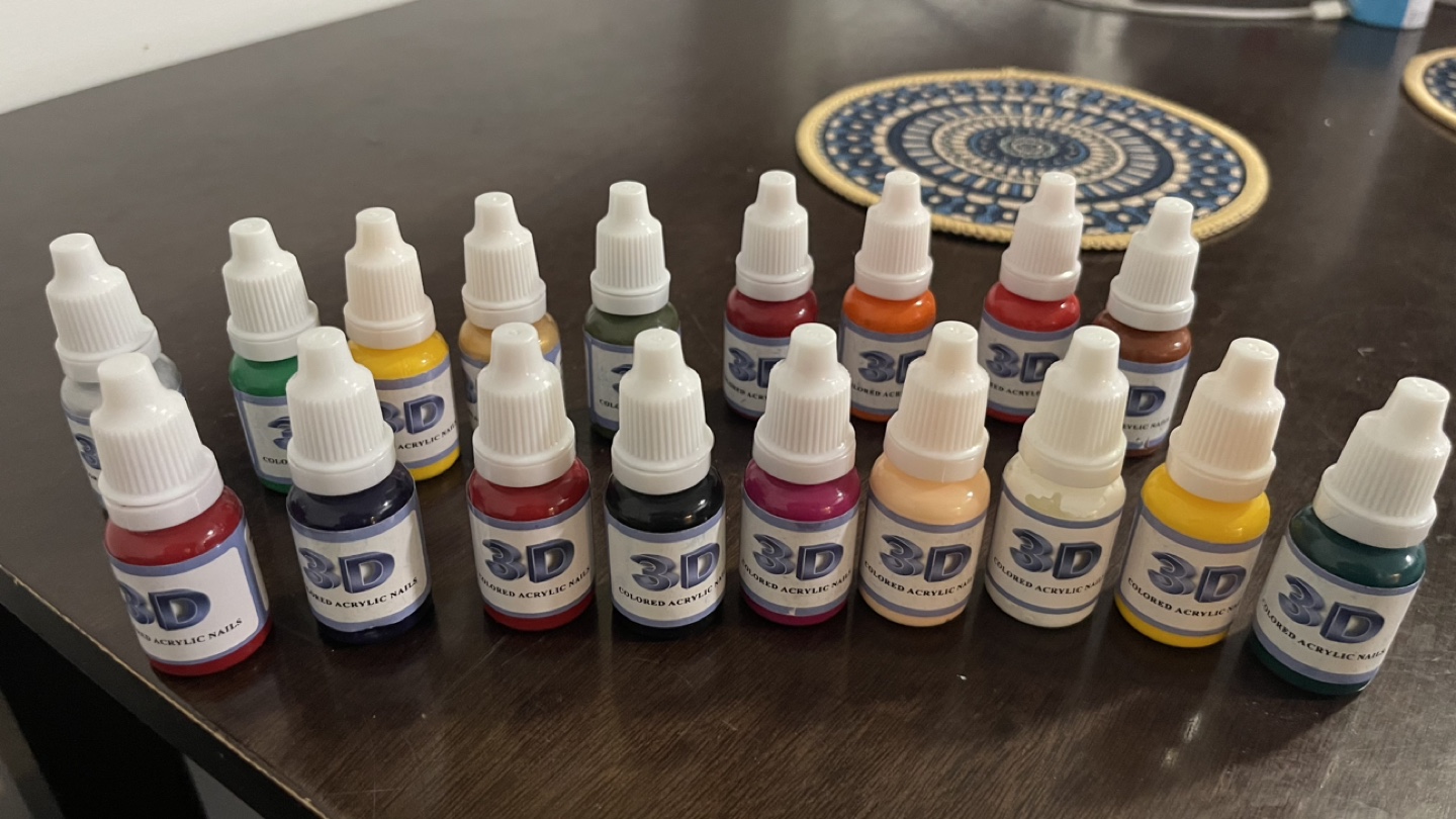3D Nail Art Acrylic Paint and Gel Polish Set (not free) - photo 3