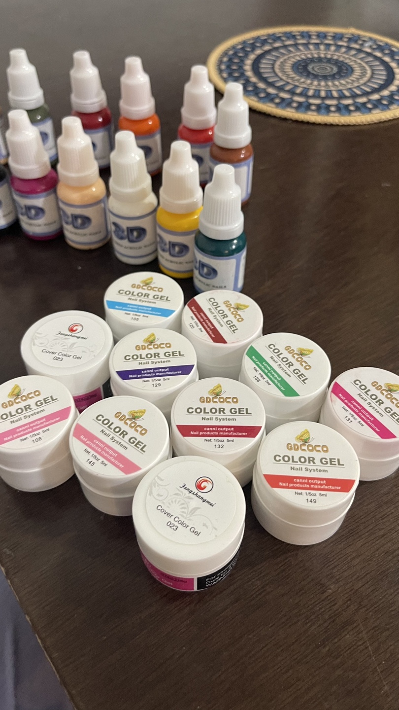 3D Nail Art Acrylic Paint and Gel Polish Set (not free) - photo 5