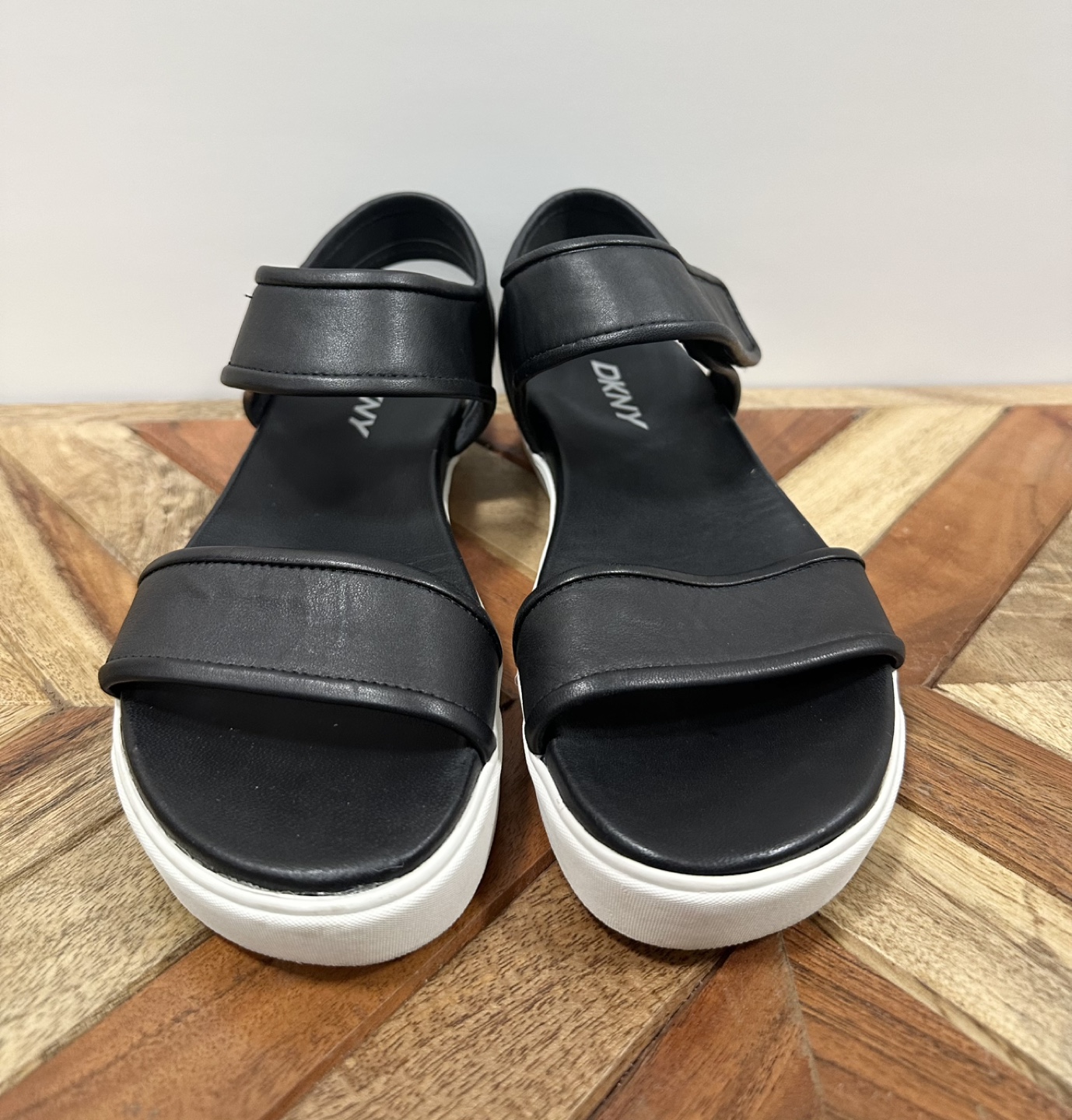 DKNY Black Platform Sandals - photo 2