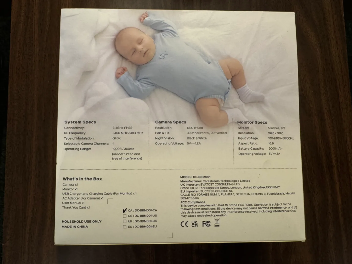 Dr. Care NoraView 5 inch HD Split Screen Baby Monitor image indicator(2)