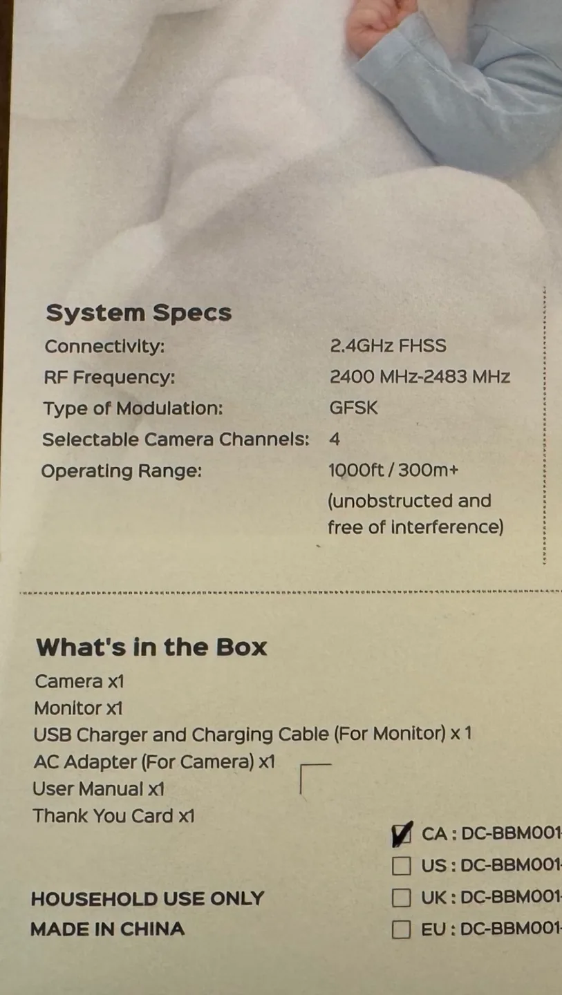 Dr. Care NoraView 5 inch HD Split Screen Baby Monitor image indicator(3)