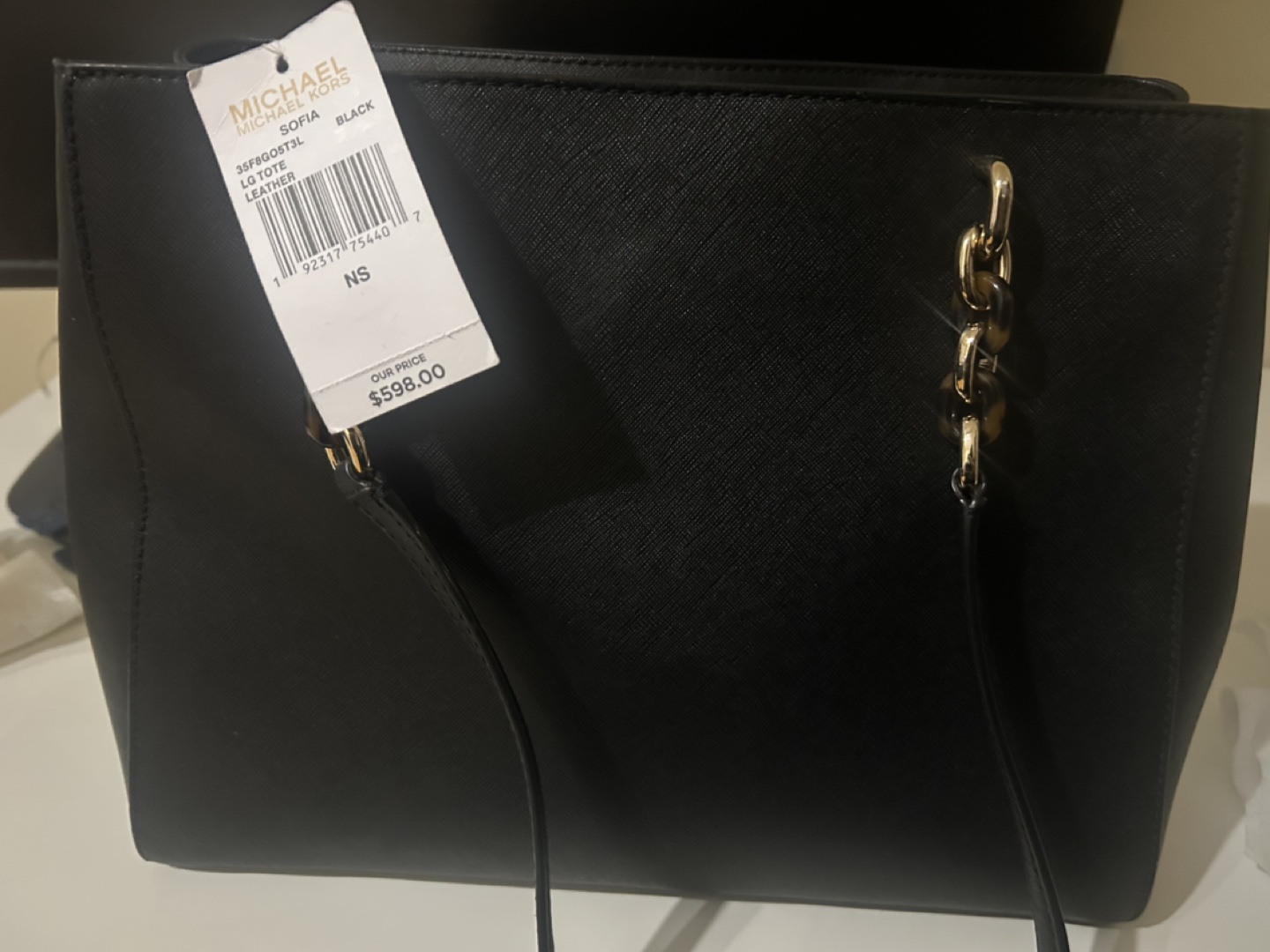 Michael Kors Black Leather Tote - photo 2