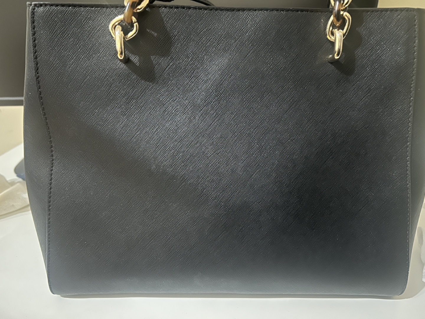 Michael Kors Black Leather Tote - photo 3