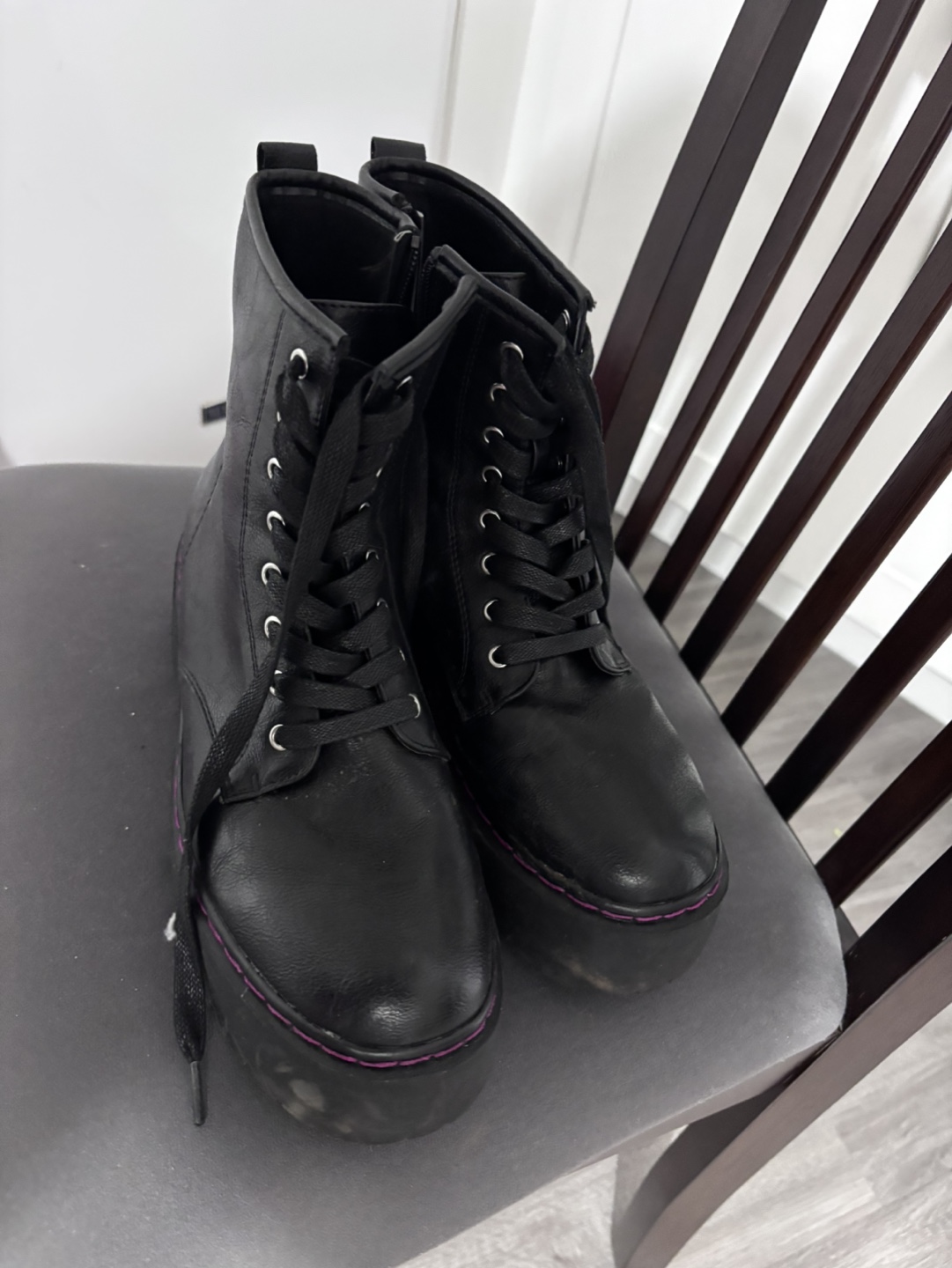 Black Platform Boots