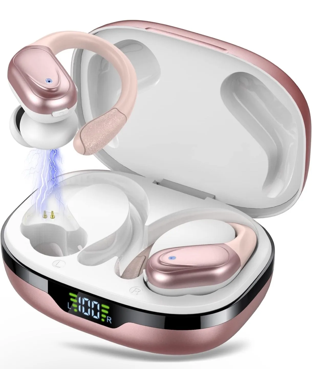 Wireless Bluetooth Headphones with Charging Case thumbnail