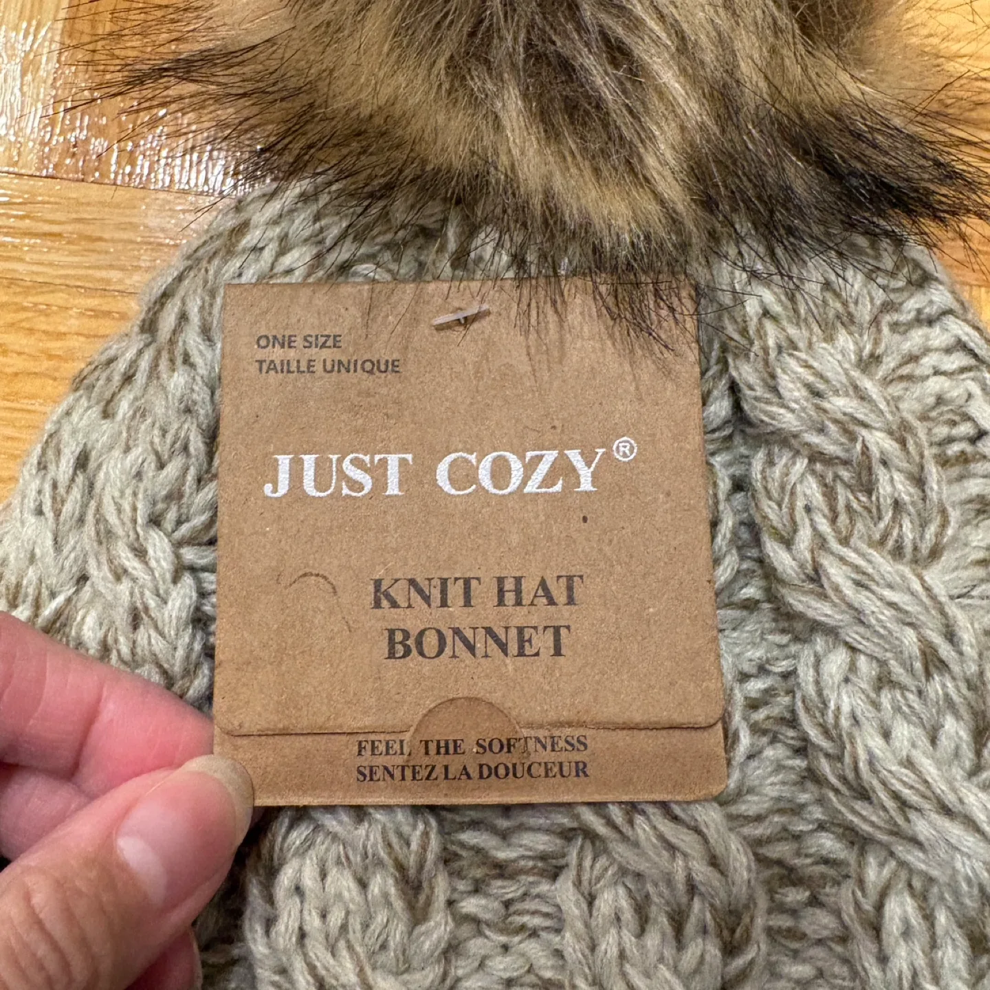 Just Cozy Knit Hat & Mittens Set - BNWT image indicator(6)