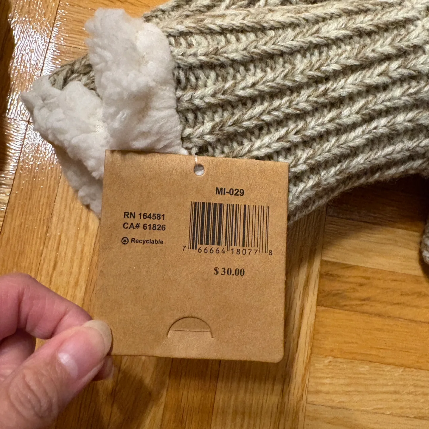 Just Cozy Knit Hat & Mittens Set - BNWT image indicator(4)