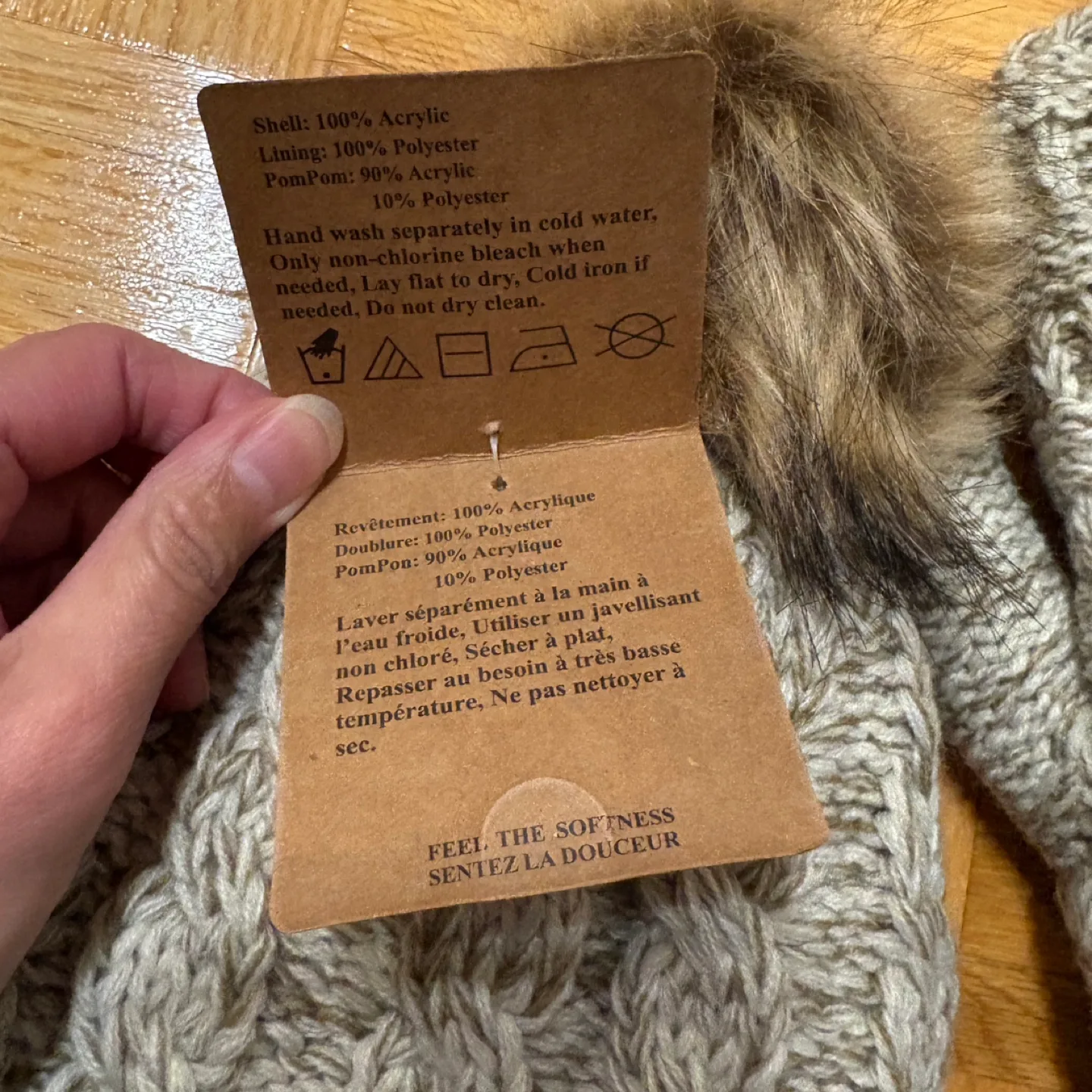 Just Cozy Knit Hat & Mittens Set - BNWT image indicator(7)