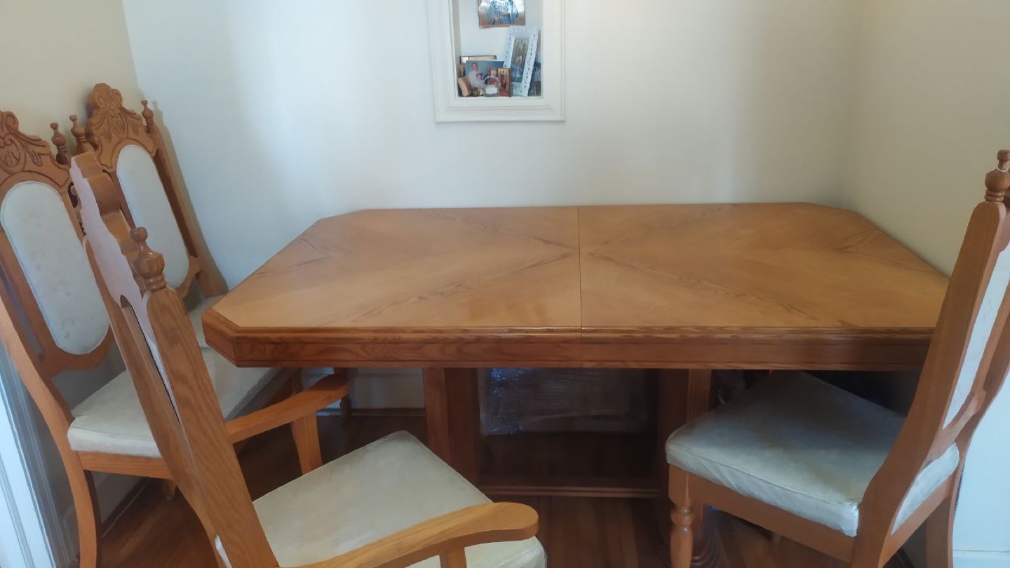 Solid Wood Dining Table - photo 2