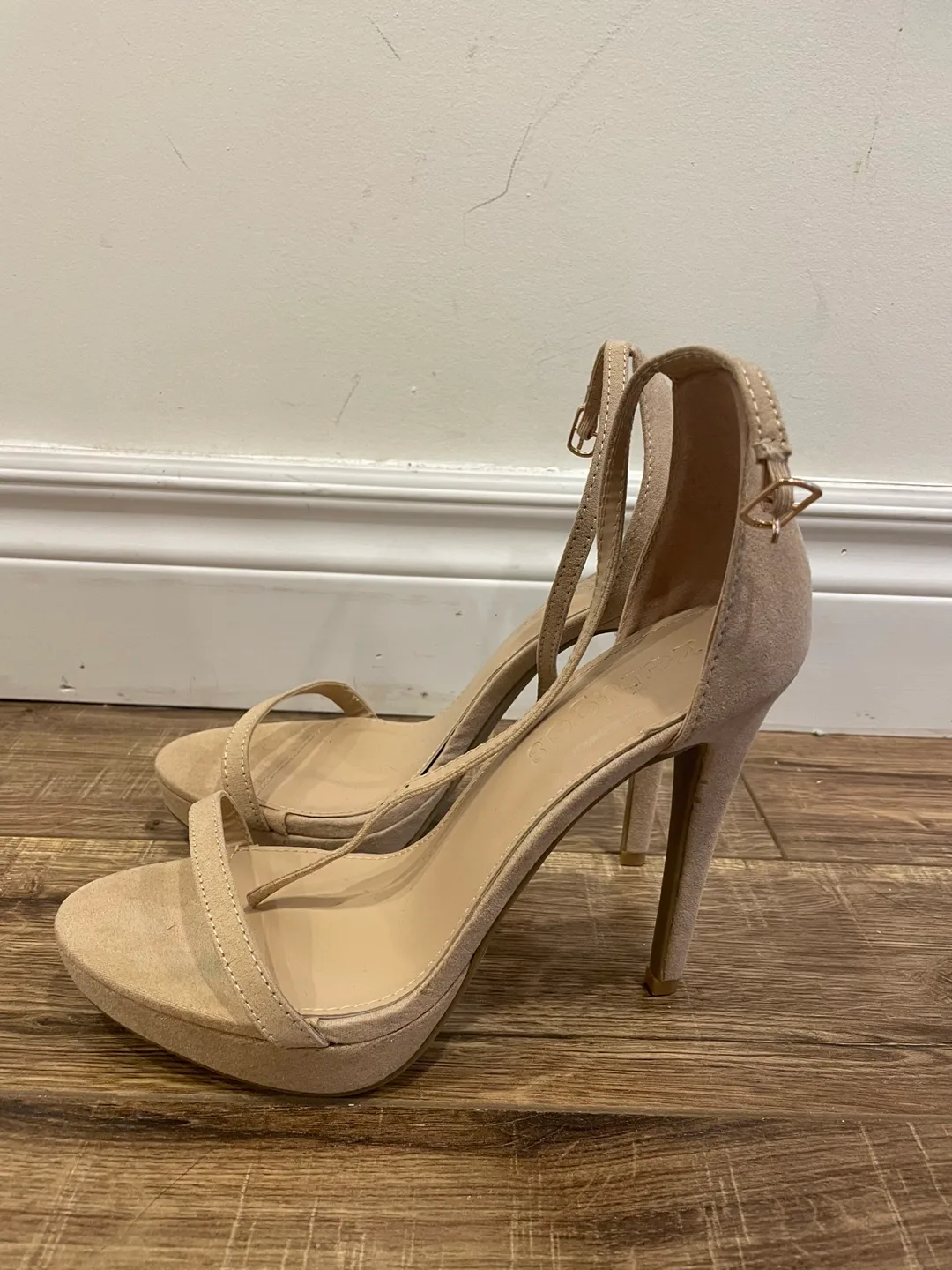Beige Strappy Heels image indicator(2)