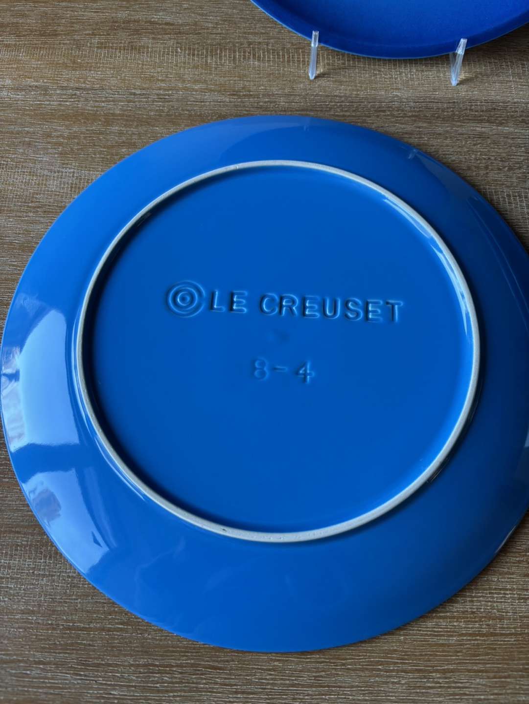 Le Creuset Dinner Plates - Set of 4 - Blue - photo 3
