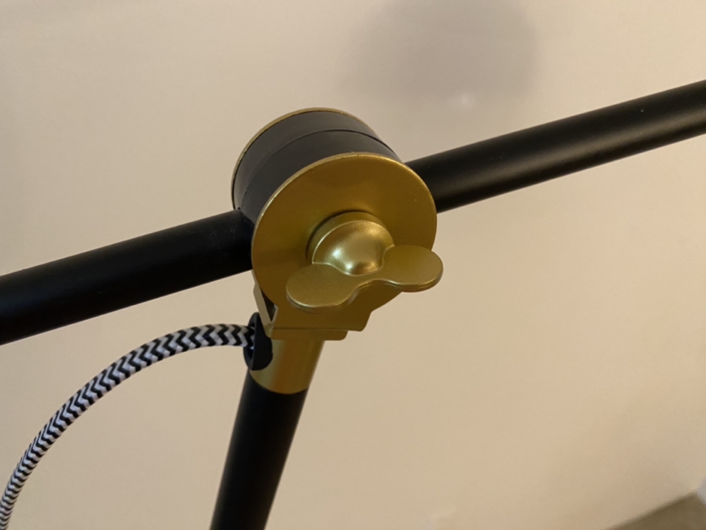 IKEA RANARP Black and Gold Floor Lamp - photo 3