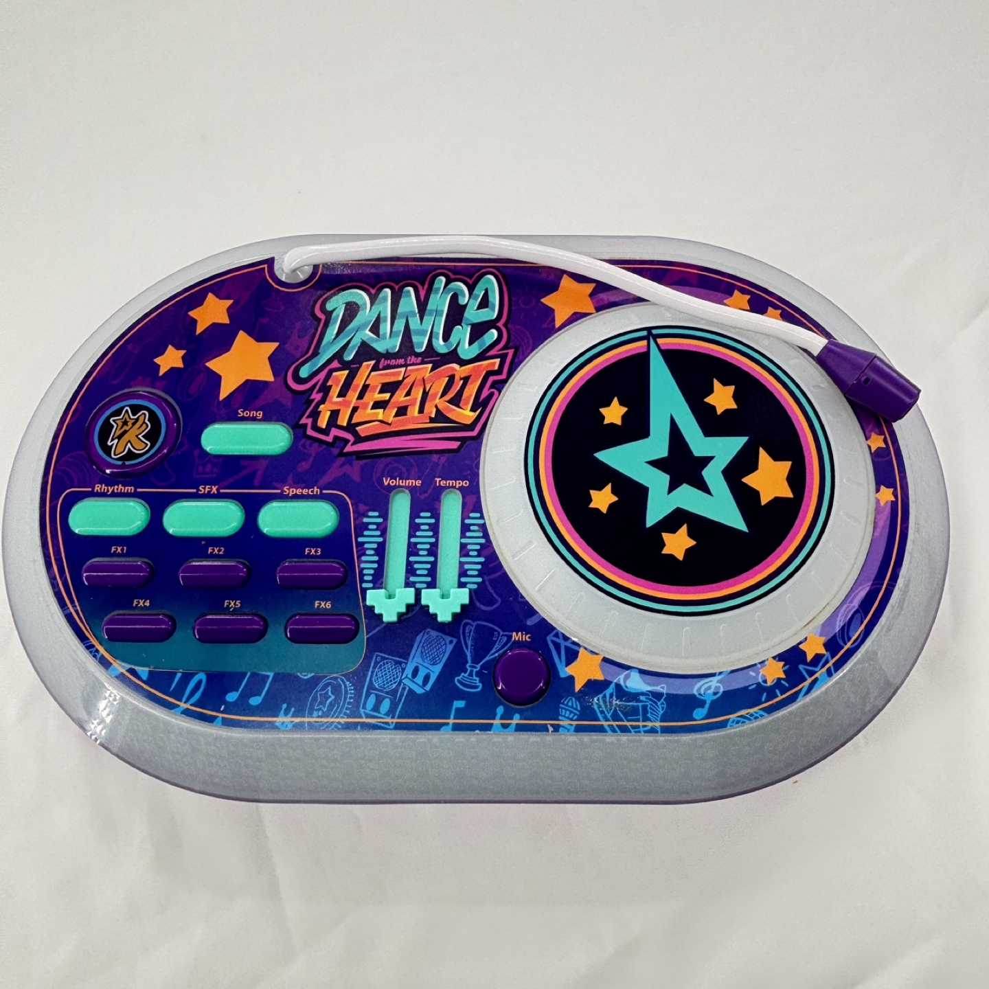 Karmas World DJ Party Mixer Turntable Toy for Kids
