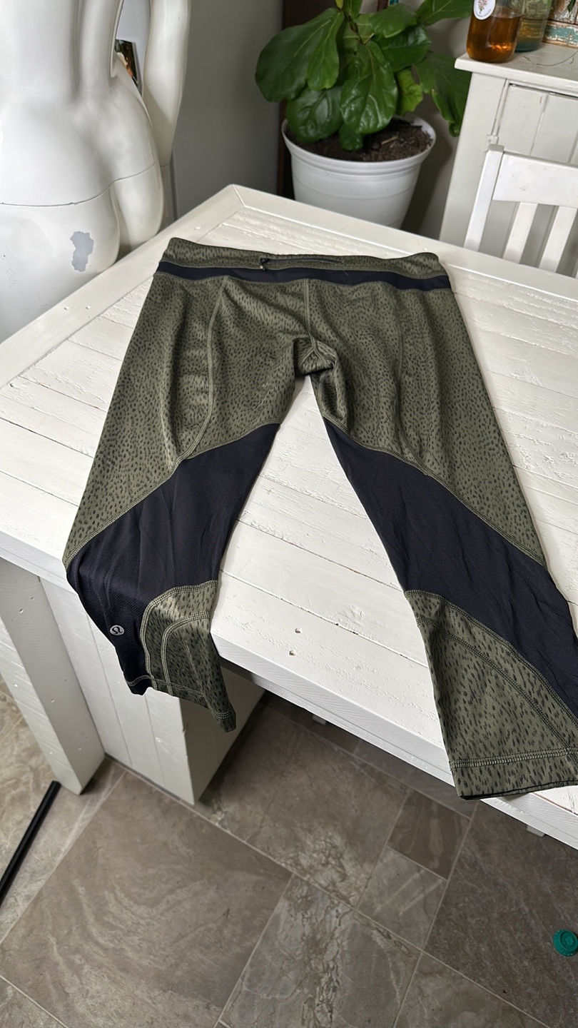 LULULEMON Run: Inspire Crop II Full-On Luxtreme Mesh Dottie Dash - photo 5