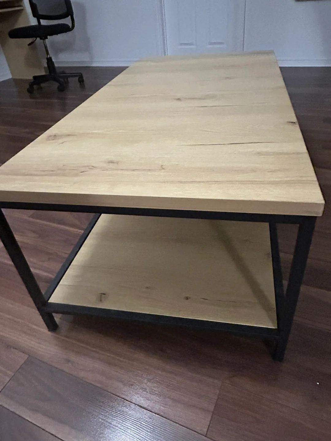 Coffee Table with Shelf industrial image indicator(3)