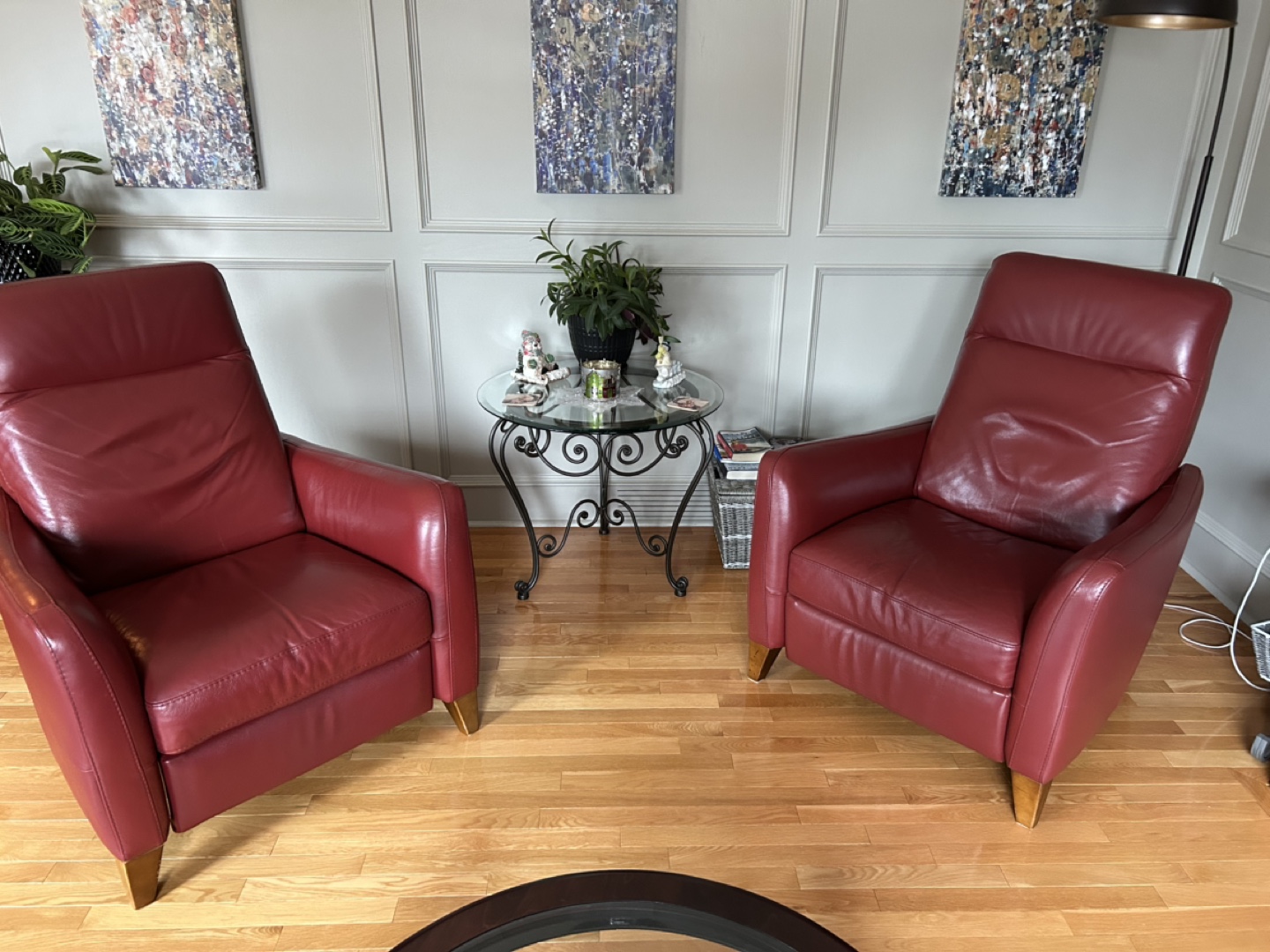 Lipari Natuzzi Leather Recliner Chairs - photo 5