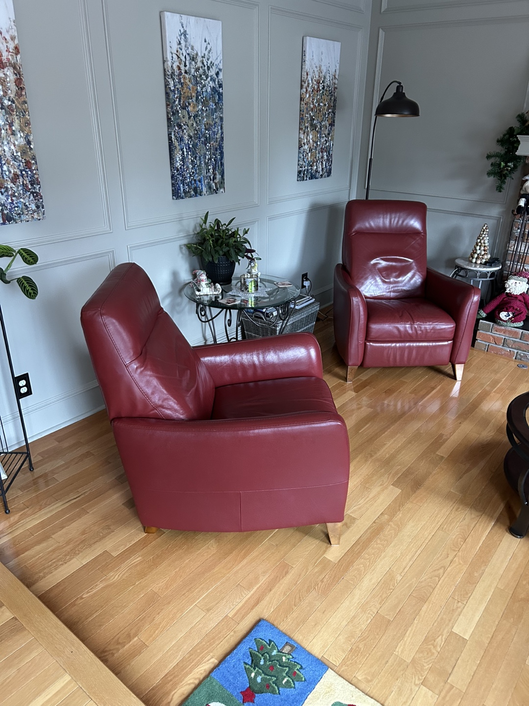 Lipari Natuzzi Leather Recliner Chairs - photo 4
