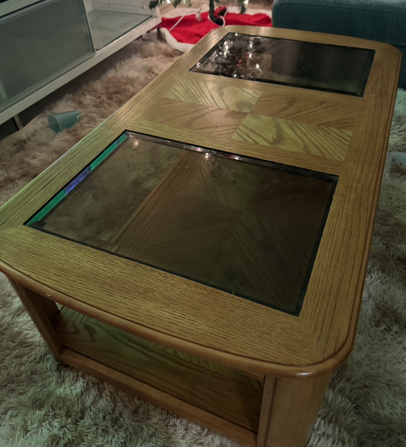 Glass Top Coffee Table - photo 2