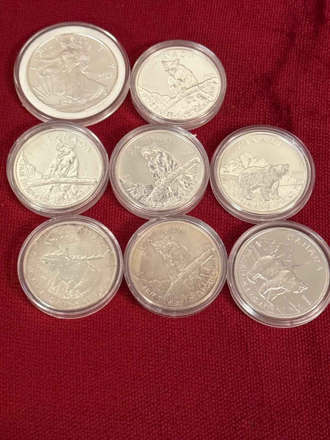 Canadian Wildlife Silver Coins thumbnail