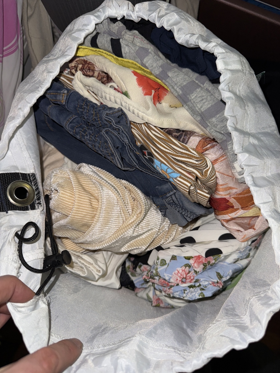 A FREE bag of clothes, purses, and more (we are moving)