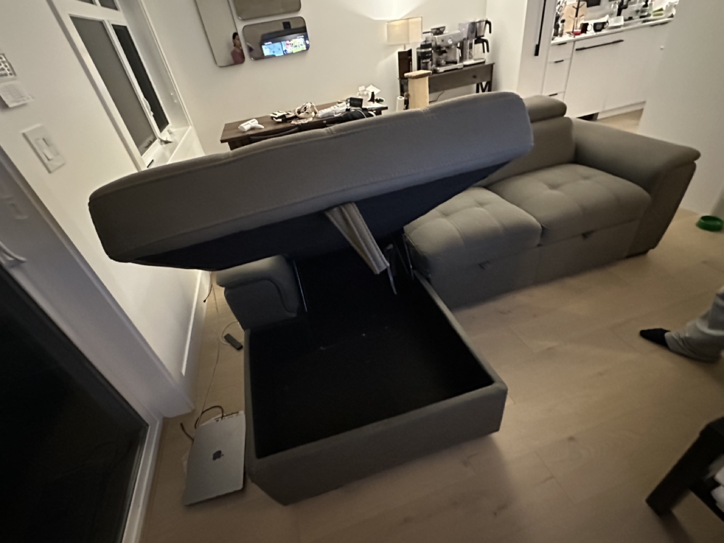 Grey Sectional Sofa - photo 4