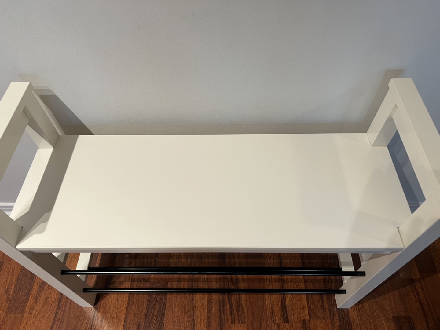 White Shoe Bench/Rack - photo 3