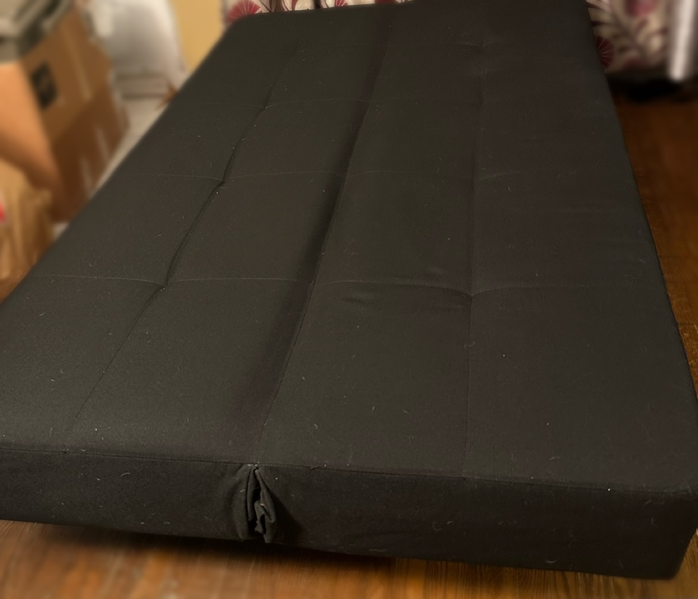 Black Futon Couch - photo 3