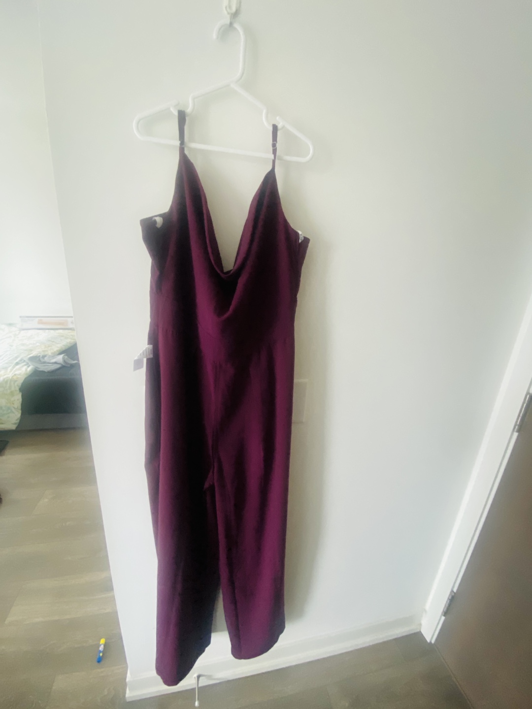 Burgundy  Wide Leg Jumpsuit - photo 2