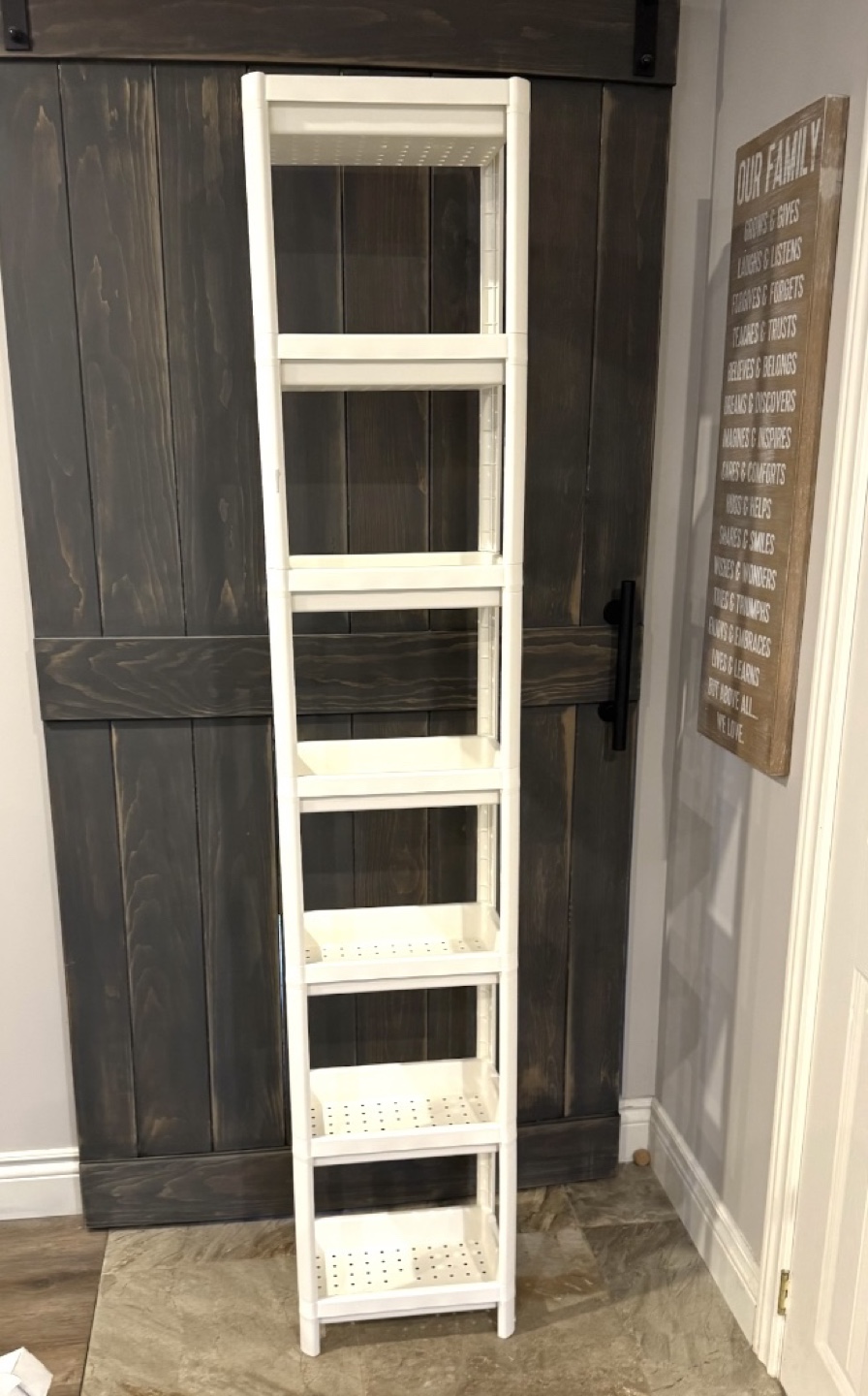 IKEA VESKEN PLASTIC STORAGE TOWER (2 in 1)