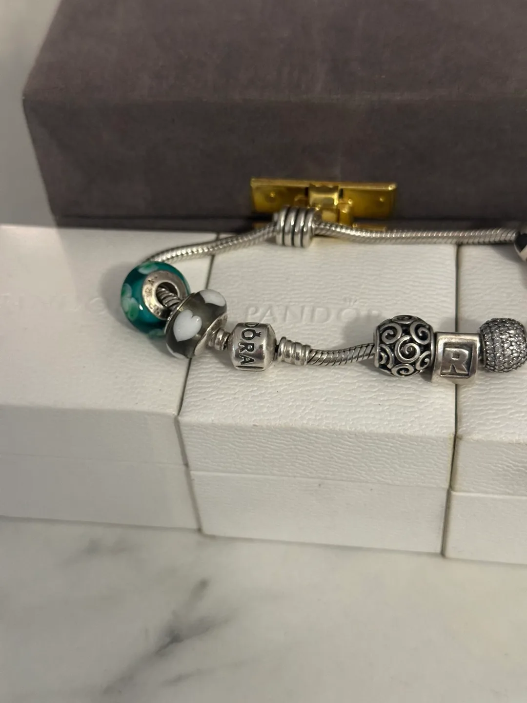 Pandora Charm Bracelet & Silver Bracelet image indicator(2)
