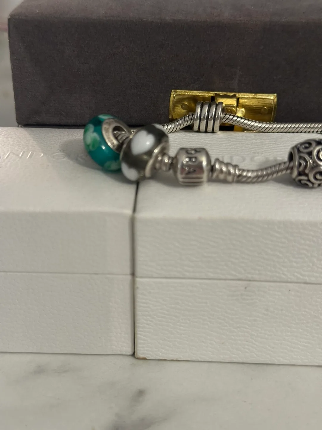 Pandora Charm Bracelet & Silver Bracelet image indicator(3)