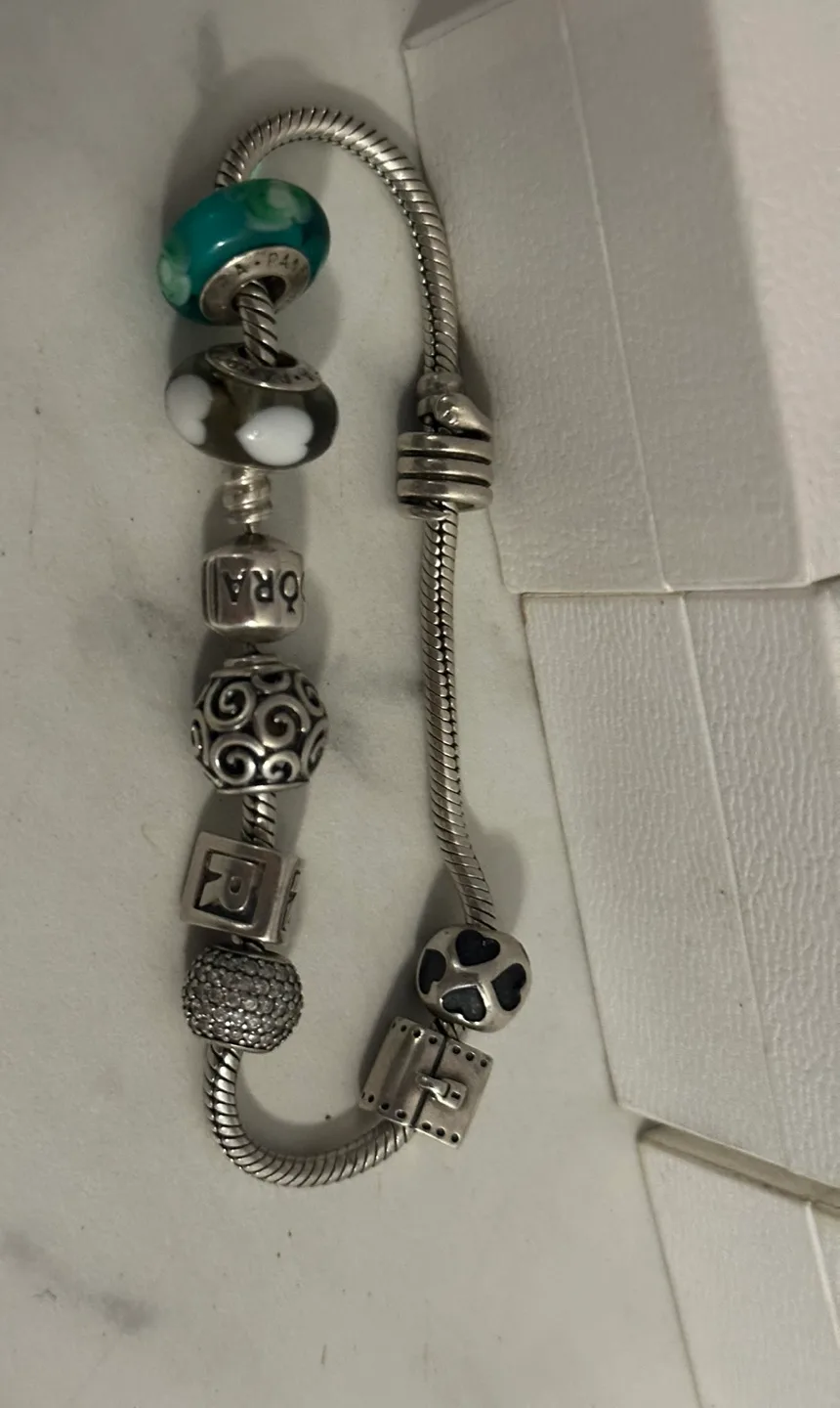 Pandora Charm Bracelet & Silver Bracelet image indicator(4)