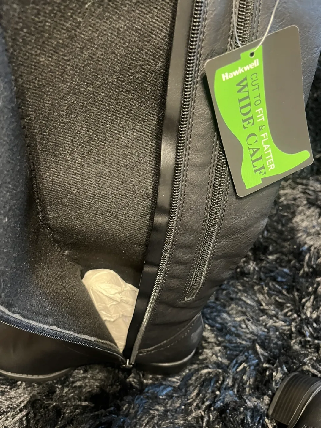 Black Knee-High Boots Wide Calf Size 6.5 image indicator(3)