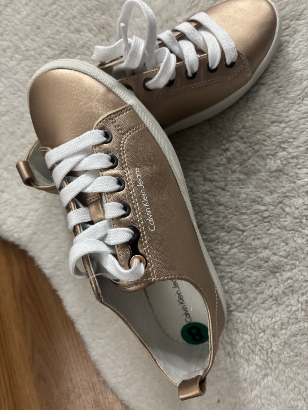 Calvin Klein Jeans Rose Gold Sneakers - photo 2