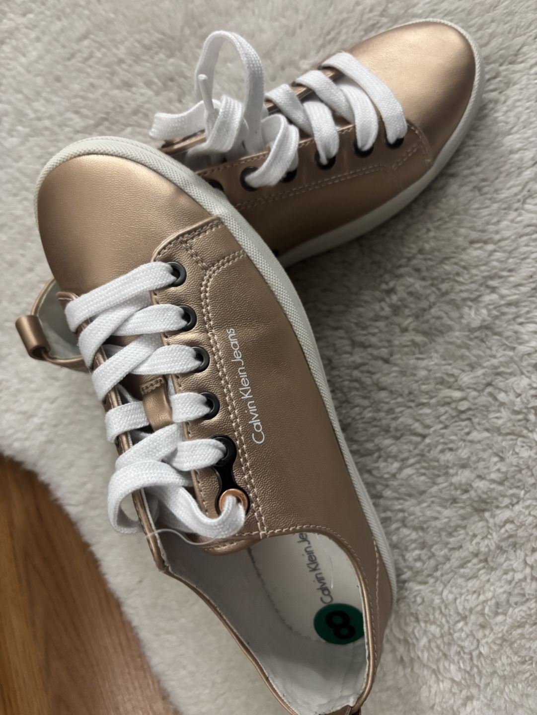 Calvin Klein Jeans Rose Gold Sneakers - photo 3